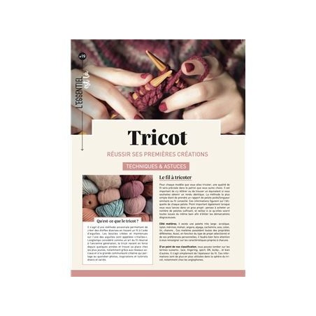 Tricot Réussir ses premières créations