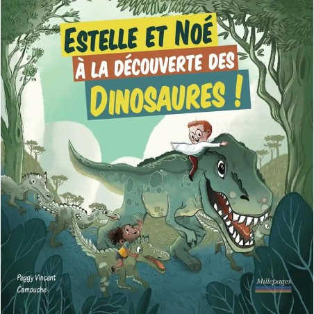 Estelle et Noé à la découverte des dinosaures